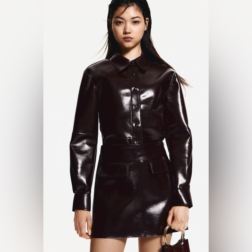 H&M A/W 2024 COATED SHIRT